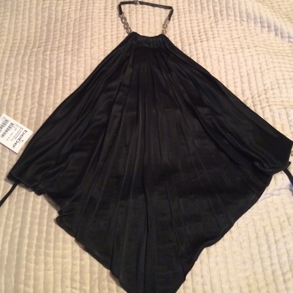 Sexy, black backless Bebe top, size S - Picture 1 of 3